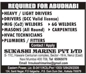abu dhabi job vacancy list