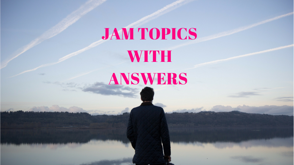Jam Topics With Answers PDF Updated