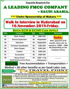 Walk In Interview In Hyderabad February 8 2020