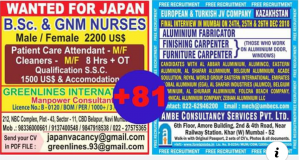 NRI TIMES GULF JOBS