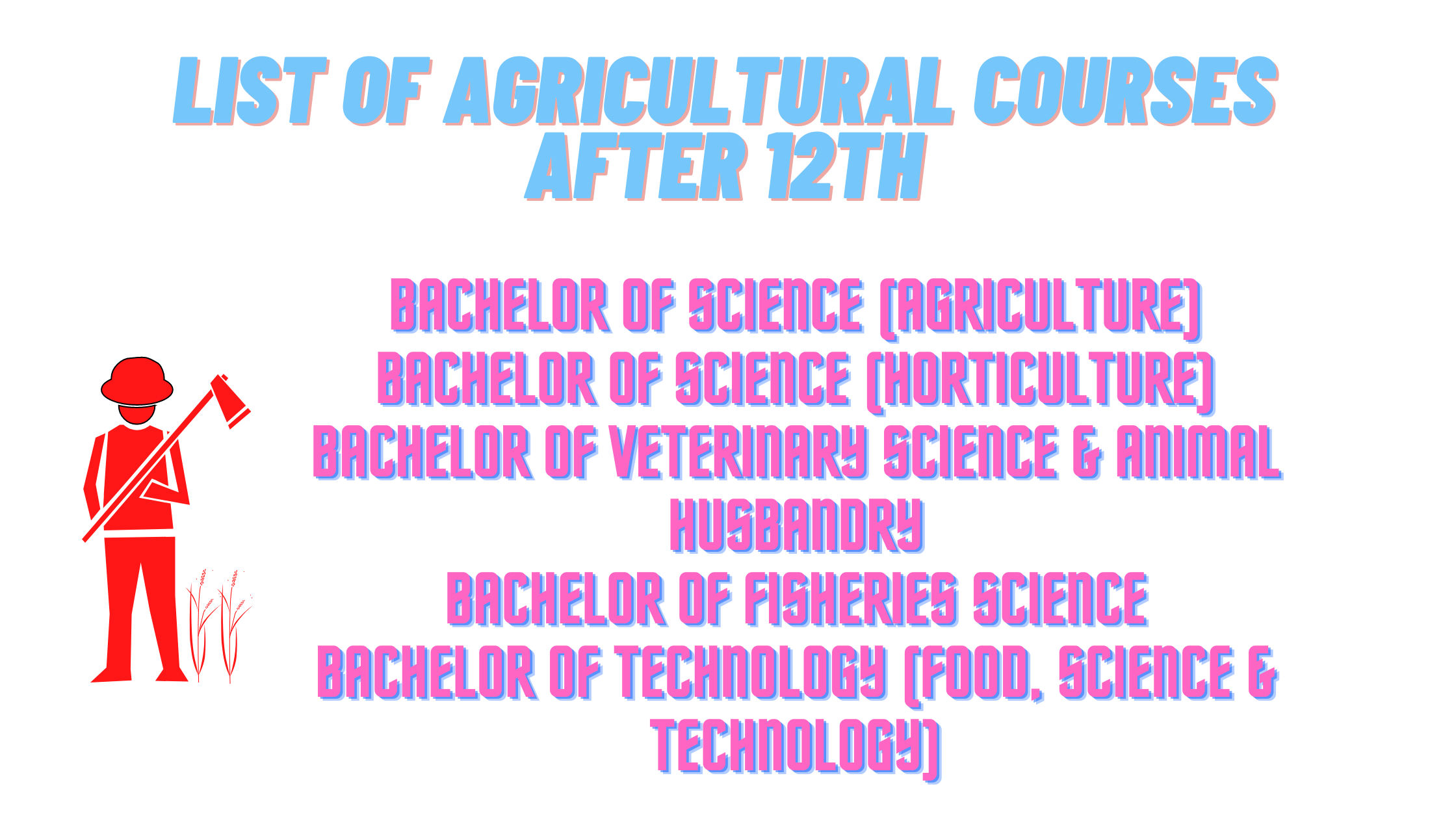 List of Agricultural Courses in India After 12th Pass March 5, 2023