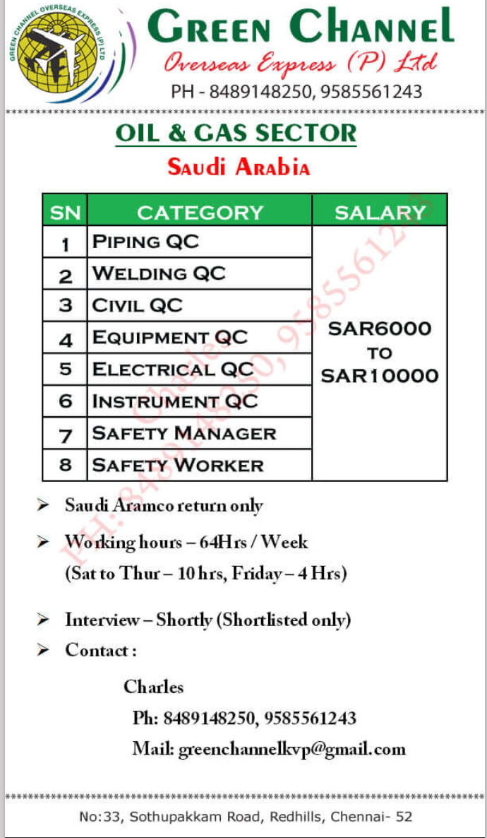 NRI TIMES GULF JOBS April 4, 2022