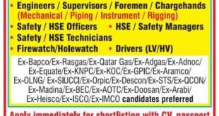 WALK IN INTERVIEW AT MUMBAI FOR MIDDLE EAST