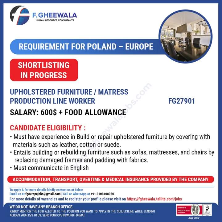 WALK IN INTERVIEW AT DELHI FOR EUROPE