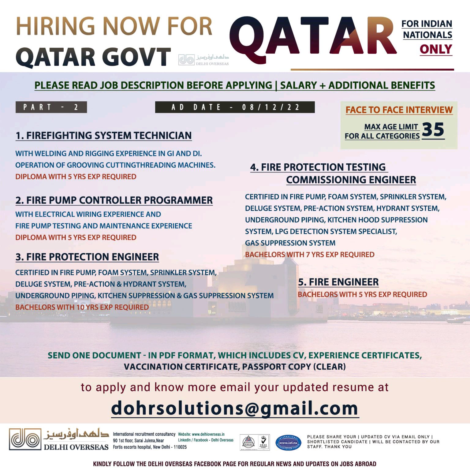 JOBS IN DOHA QATAR