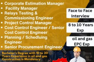 WALK IN INTERVIEW AT MUMBAI OIL AND GAS CONSTRUCTION COMPANY