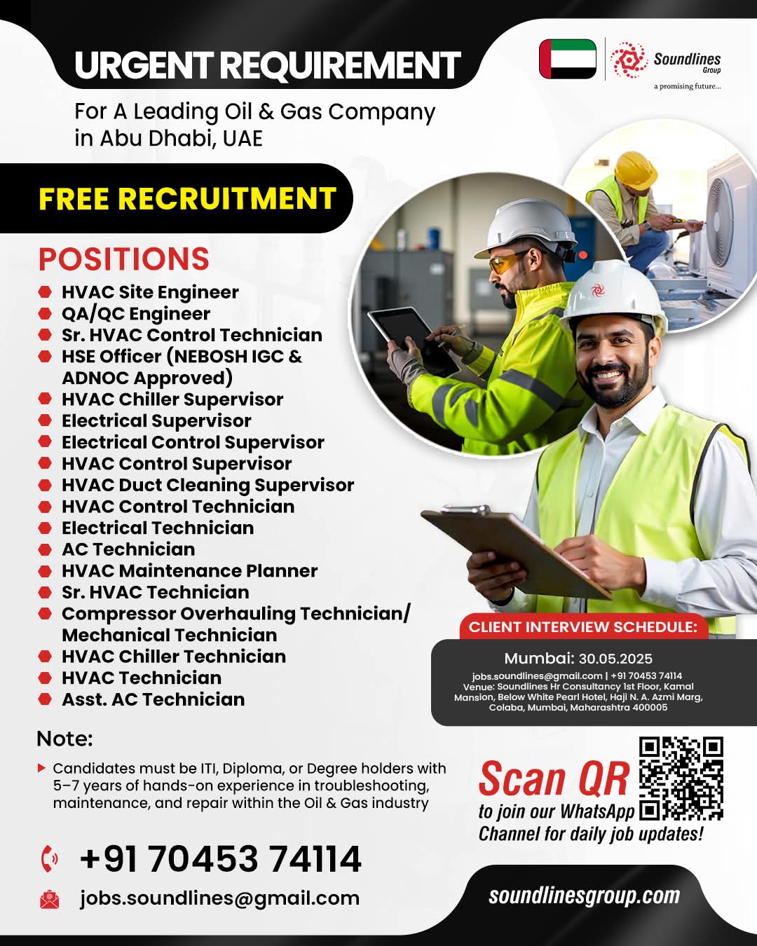 URGENTLY REQUIRED FOR A LEADING OIL AND GAS COMPANY IN ABU DHABHI 