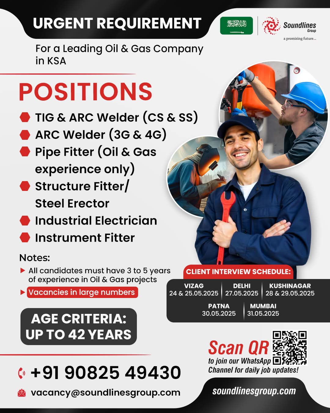 URGENTLY REQUIRED FOR A LEADING OIL AND GAS COMPANY IN KSA