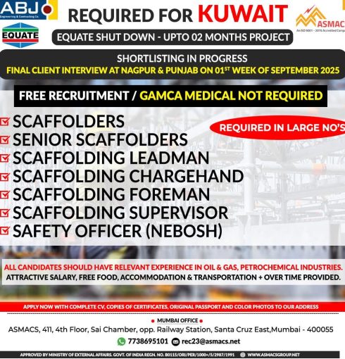 Shutdown jobs in Kuwait
