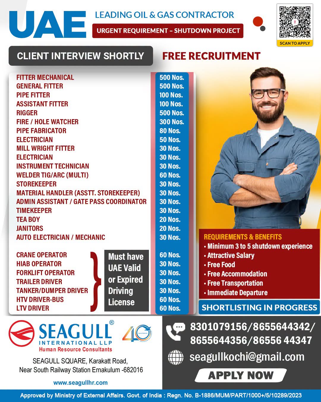 WALK IN INTERVIEW AT MUMBAI FOR UAE